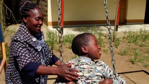 African teamwork sharing smiles together